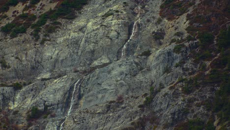 Waterfall-small-on-mountain-side-close-up