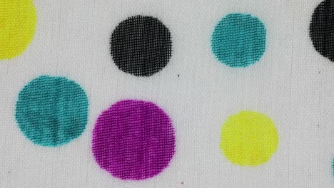 Colorful-Polka-Dots-Pattern-On-White-Fabric