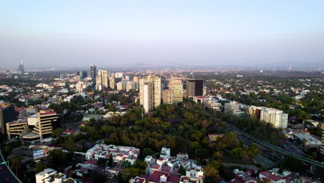elevation-shot-from-a-dron-of-south-mexico-city-during-highly-polluted-day