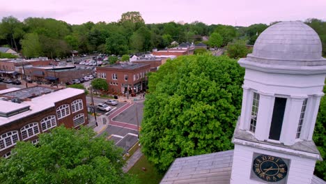 aerial-pullout-orange-county-courthouse-in-hillsborough-nc,-north-carolina