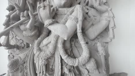 Indische-Historische-Lord-Krishna-Murti-Statue-In-Stein-Gott-Musiam-In-Chtrpati-Shivaji-Maharaj-Vastu-Sngrahlay-In-Mumbai-Maharajstra