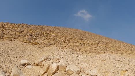 Close-Up-Of-Red-Pyramid-In-Dahshur,-Egypt