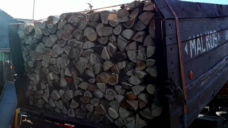 Chopped-Firewood-In-A-Dump-Trailer
