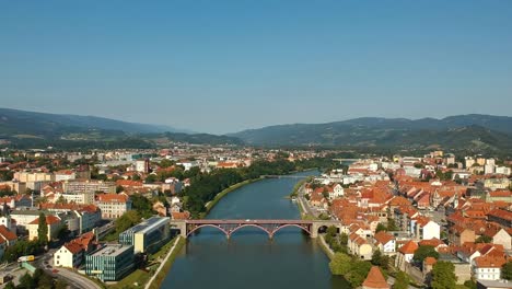 Flying-the-drone-above-Maribor-city-in-Slovenia