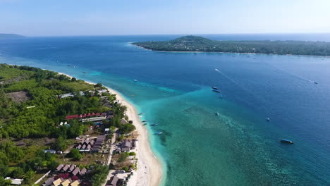 Gili-Meno-Desde-El-Aire-Mostrando-La-Playa-De-Lombok
