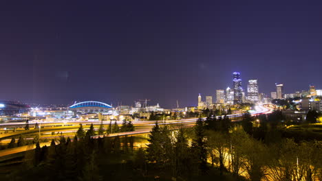 Hyperlapse-of-Seattle-highways-at-night