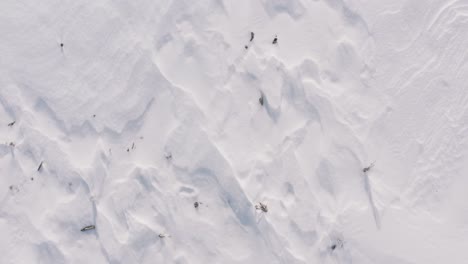 Drone-shots-of-fields-of-snow