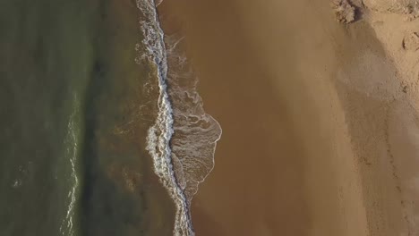 Aerial-view-of-a-beach-in-the-south-of-morocco