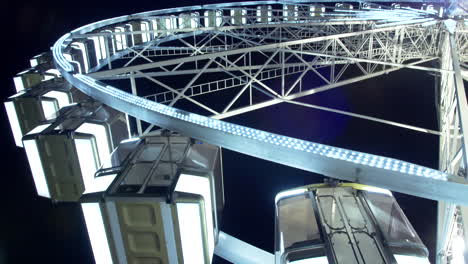 Ferris-wheel-in-amusement-park-during-night-time