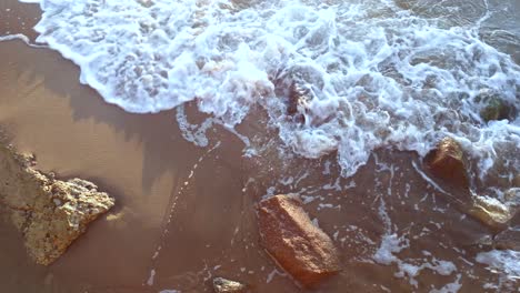 Sea-water-finding-way-between-rocks
