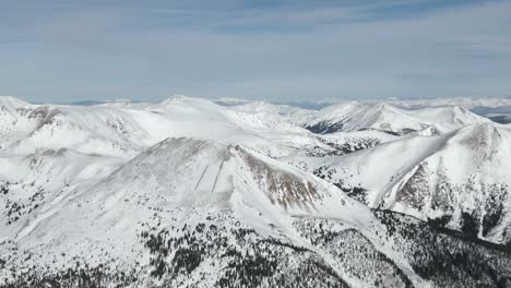 Luftaufnahmen-Von-Berggipfeln-Vom-Loveland-Pass,-Colorado