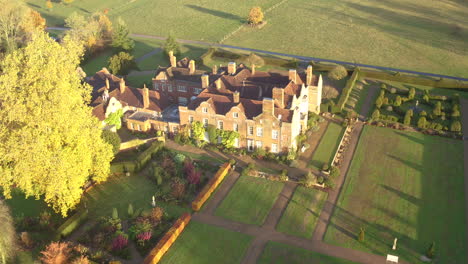 Luftaufnahme-Von-Godinton-House-And-Gardens,-Ashford,-Kent,-Großbritannien