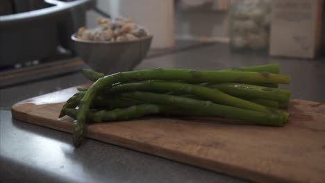 Chef-preparing-Steamy-Asparagus