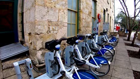 Another-mode-of-transportation-in-downtown-San-Antonio-is-the-bike