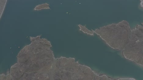 Aerial-view-of-Kayaking-from-above