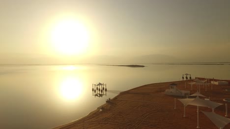 Hot-Sunrise-at-the-Beach-of-the-Dead-Sea
