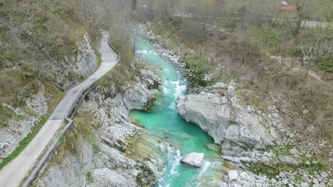 Aerial-view-of-Soca-river.-Slovenia