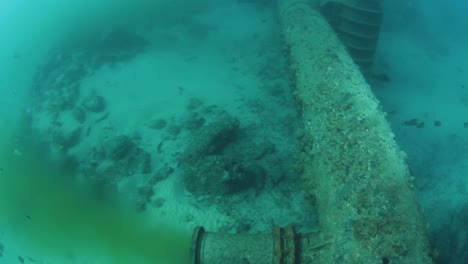 Underwater-sewer-outlet-discharging-waste-into-the-ocean