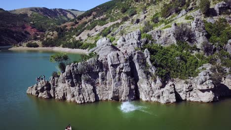 Drohnenschuss-über-Causey-Reservoir