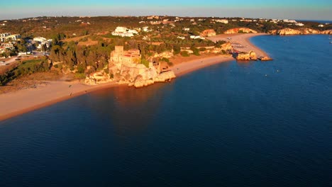 Aerial-From-Ferragudo-In-The-Algarve-Portugal-4K