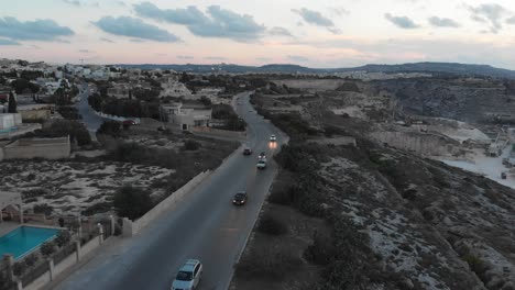 Aerial-drone-video-from-Malta,-Naxar-and-surroundings