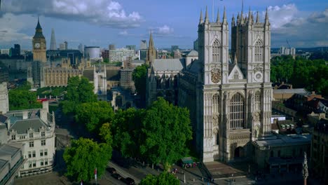 Luftaufnahme-Von-London,-Einschließlich-Westminster-Abbey-Und-Big-Ben
