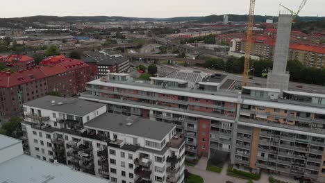 Luftaufnahme-über-Den-Städtischen-Teil-Von-Göteborg-Namens-Garda