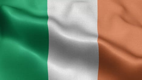 Wehende-Schleife-4k-Nationalflagge-Irlands