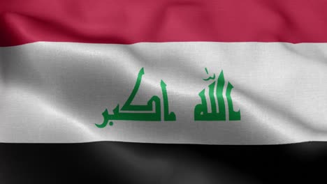 Waving-loop-4k-National-Flag-of-Iraq