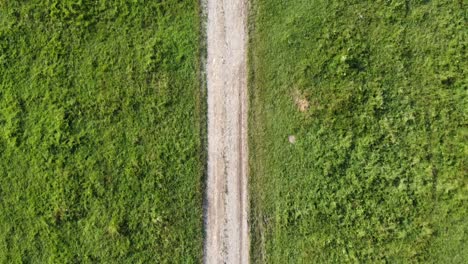 Aerial-view-of-the-road-in-country-side