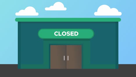 Closed-Shop-Sign-on-storefront-exterior-with-closed-doors-due-to-Covid