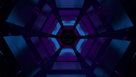 Hexagon-Sci-Fi-Tunnel-Motion-Background-VJ-Loop