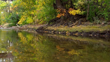 Reflection-of-fall-foliage-on-water