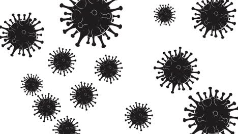 Black-and-white-graphic-of-COVID-19-coronavirus-background-for-presentations-or-explainer-videos