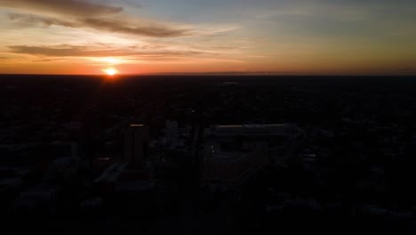Sonnenuntergang-Im-Süden-Mexikos,-Yucatán