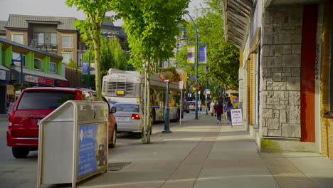 Port-Coquitlam-City-Street-Transport-Zur-Lieferung-Geöffnet
