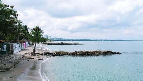 Hermosas-Playas-Del-Golfo-De-Morrosquillo,-Caribe-Colombiano