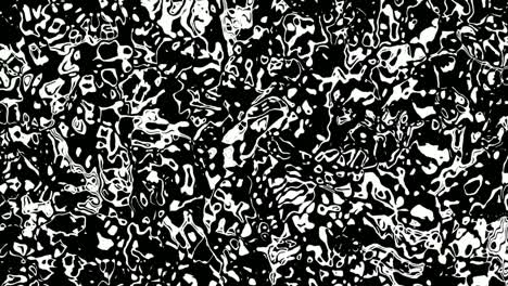 Textura-Licuada-Negro---Movimiento-De-Animación-En-Blanco