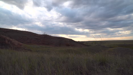 Zeitraffer-Des-Sonnenuntergangs-In-South-Dakota