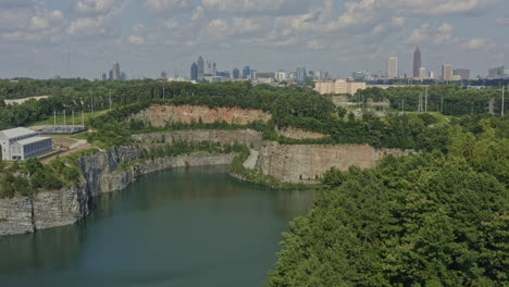 Atlanta-Georgia-Aerial-v617-panning-shot-of-Westside-Reservoir-Park-during-daytime---July-2020