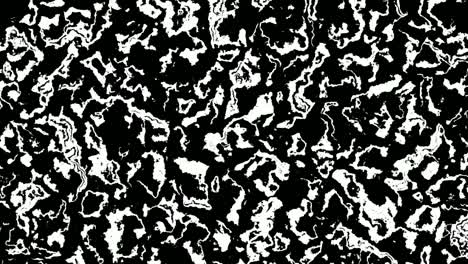 Animation-of-haphazard-dark-monochromatic-zebra-patterns-sliding-and-floating-down