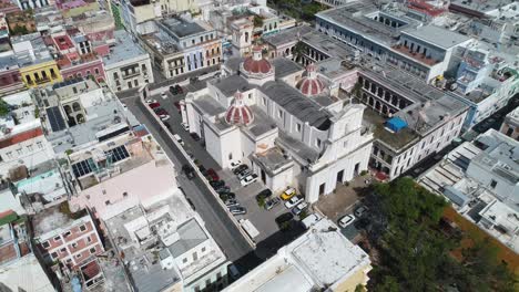 San-Juan-Bautista-Cathedral-San-Juan-Puerto-Rico-Drone-Shot