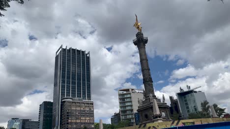 Zeitraffer-Am-Paseo-De-La-Reforma-In-Mexiko-Stadt