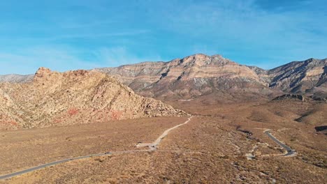 Red-Rock-Canyon-hiking,-near-Las-Vegas-Nevada
