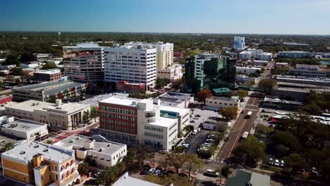 Downtown-Clearwater-Florida-in-4k-Aerial