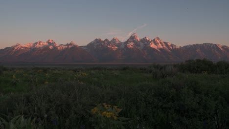 Grand-Teton-National-Park-Sunrise-Time-lapse