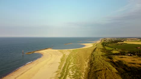 4K-Aerial-Drone-Above-Scenic-Coastal-Beach-Landscape