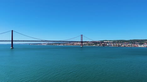 Fluss-Tejo-Und-Lissabon-Portugal-Aus-Dem-Wasser