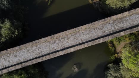 Ancient-roman-stone-bridge-over-Seda-river,-Vila-Formosa-in-Portugal