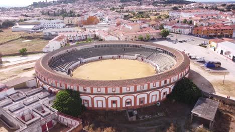 Trujillo,-Caceres,-Extremadura,-Spain---Aerial-Drone-View